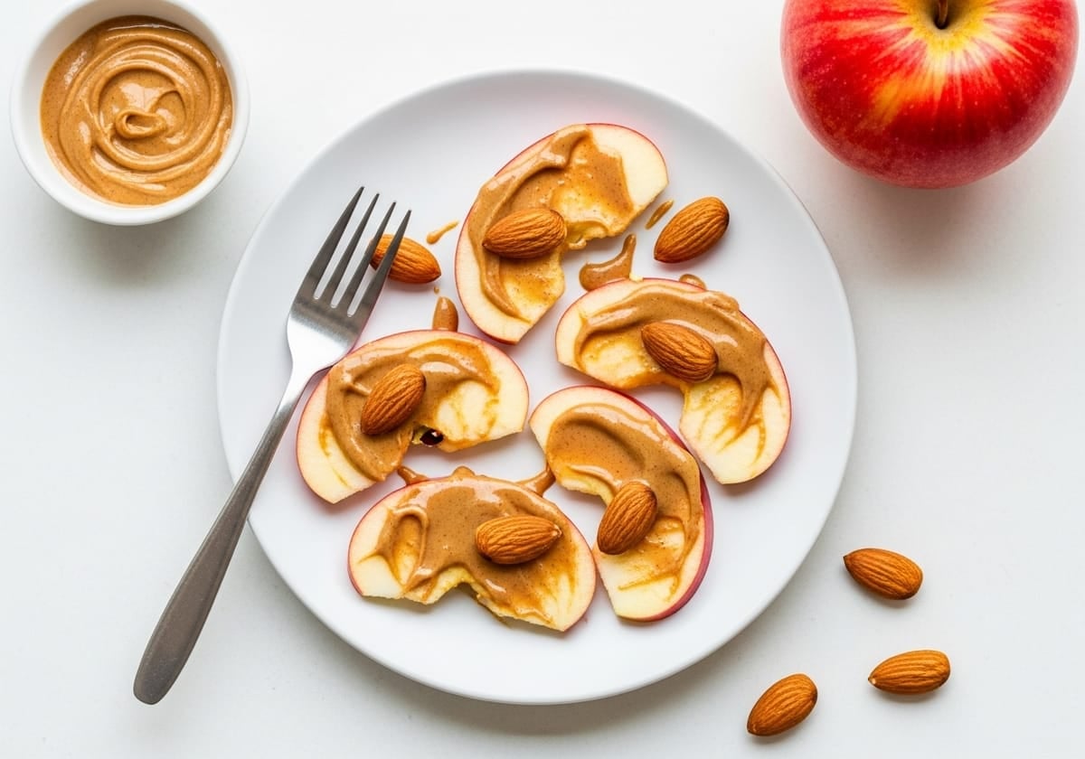 Apple Slices with Almond Butter - anti-inflammatory recipe