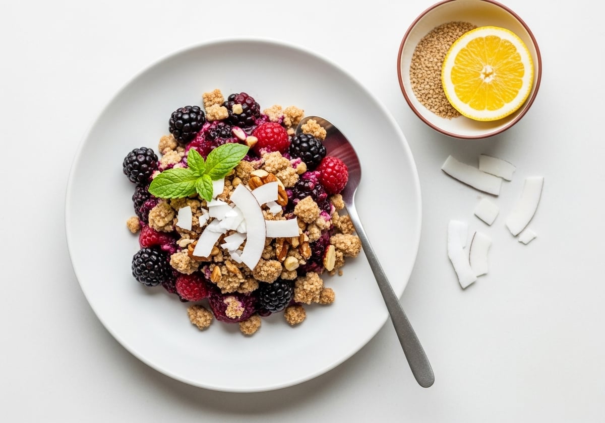 Berry Coconut Crumble - anti-inflammatory recipe