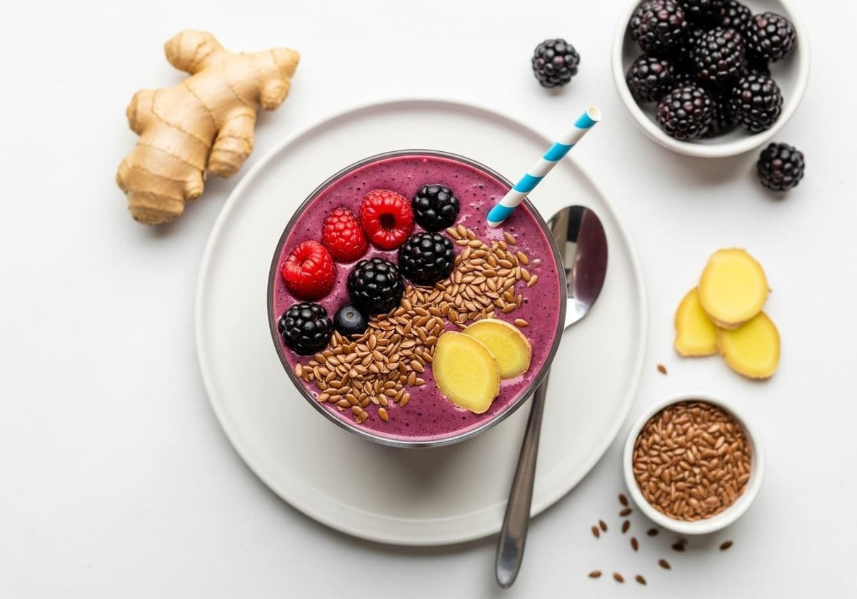 Berry Spinach Anti-Inflammatory Smoothie - anti-inflammatory recipe