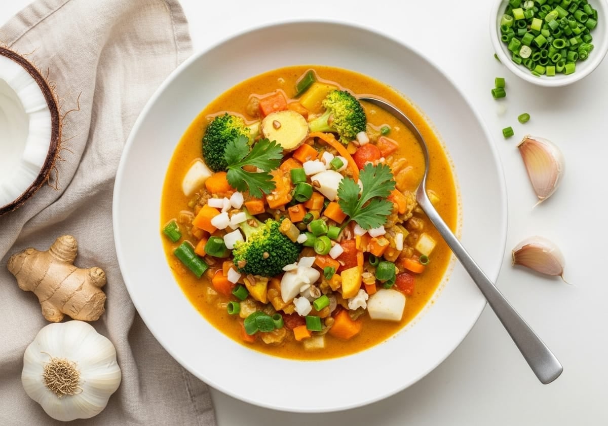 Coconut Milk & Vegetable Curry - anti-inflammatory recipe