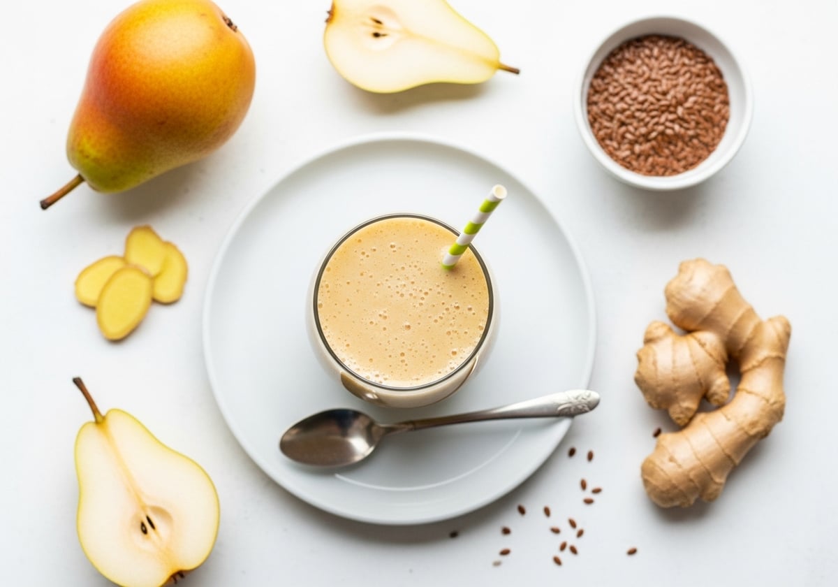 Ginger Pear Smoothie - anti-inflammatory recipe