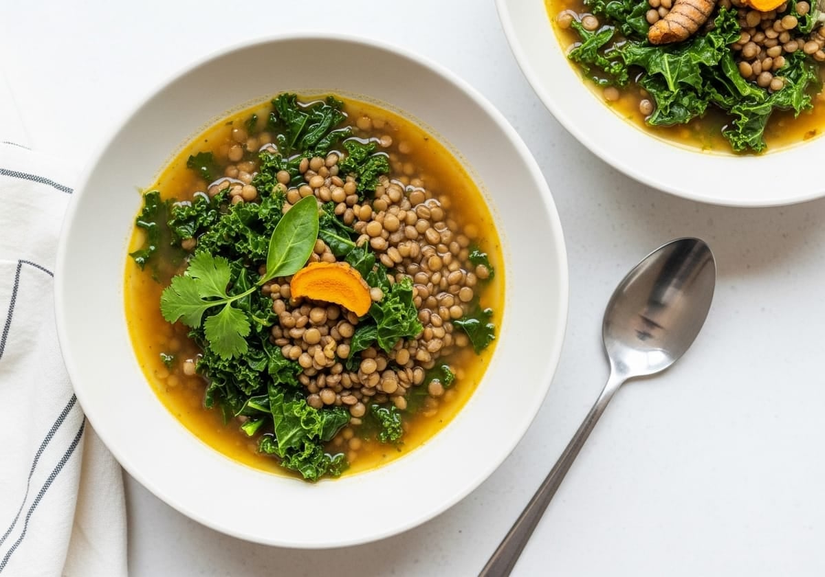 Healing Lentil Turmeric Soup - anti-inflammatory recipe