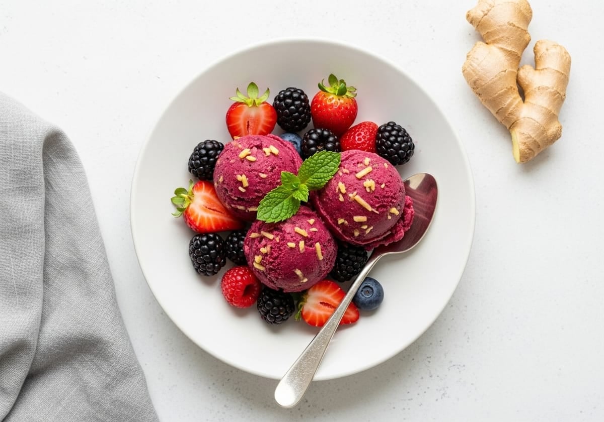 Mixed Berry Anti-Inflammatory Sorbet - anti-inflammatory recipe